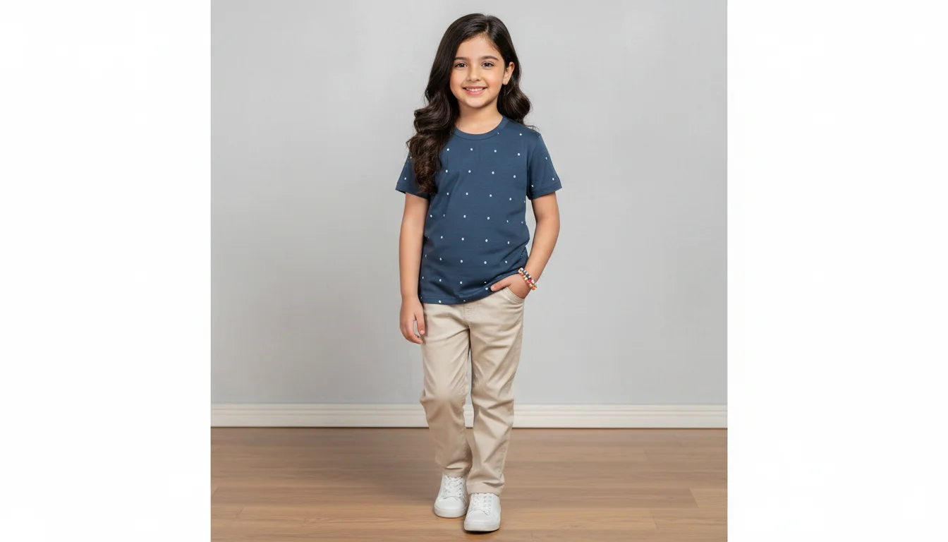 Kids 100% Cotton Jersey Dark Grey Tee Shirt